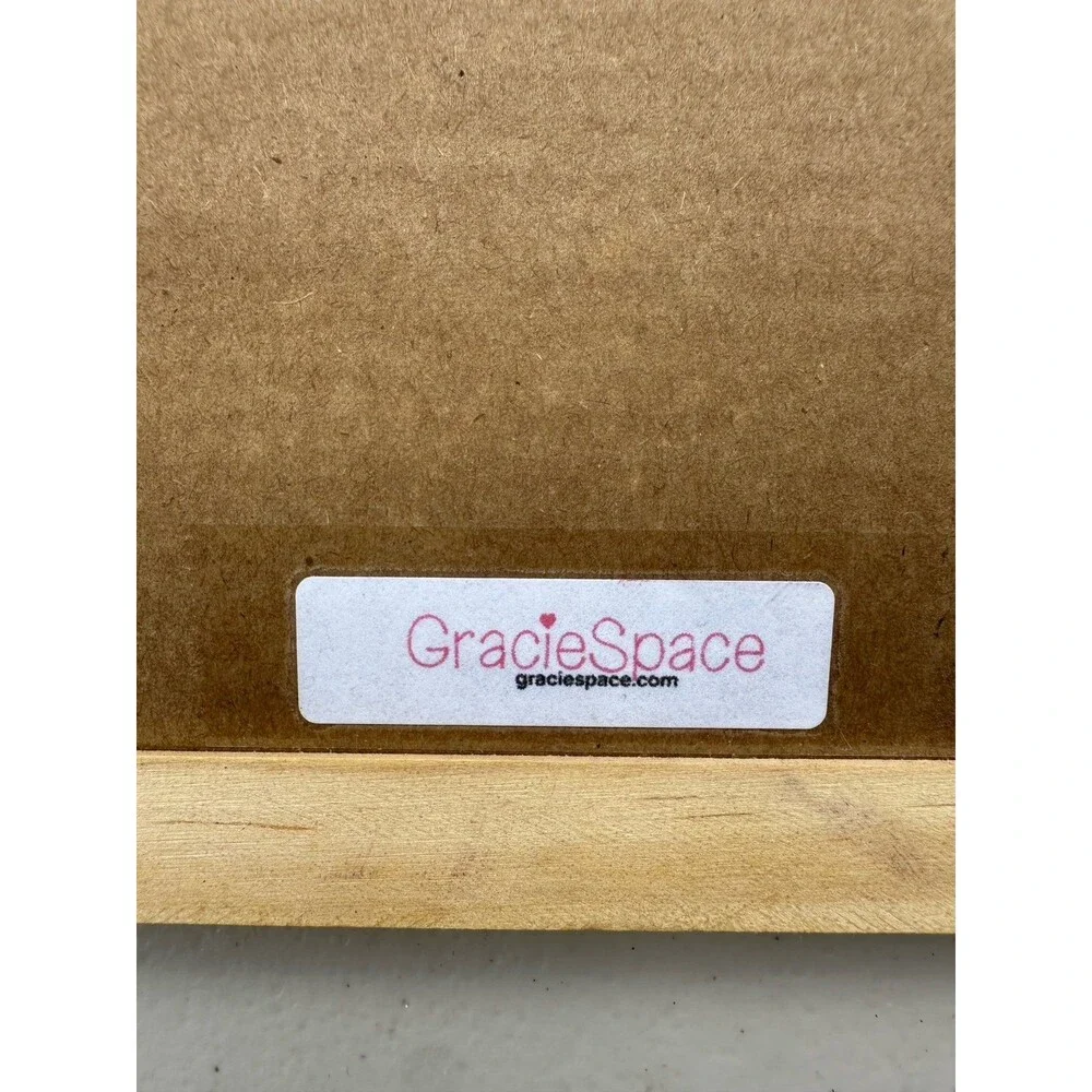 NWOT Gracie Space Hawaiian Hibiscus Tropical Flowers Framed Cork Push Pin Board